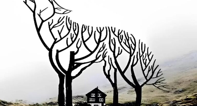 Test visual del lobo, la casa y las ramas: cuéntanos qué ves y conoce la edad de tu mente