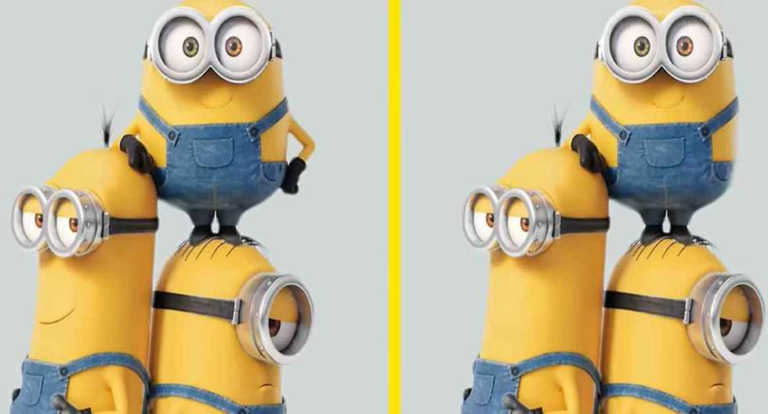 Reto de Observación: Encuentra las diferencias entre las imágenes de los Minions en tan solo 10 segundos