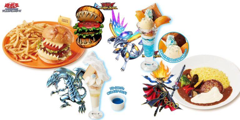 ¡Come tu camino a Yu-Gi-Oh!  Menú temático en Japón