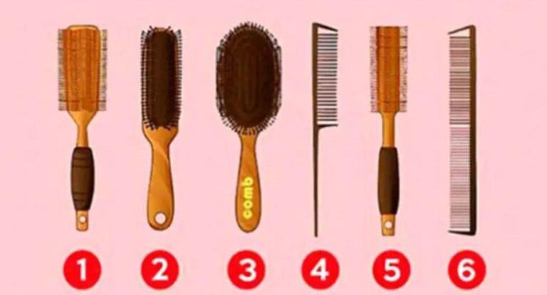 Conoce cómo eres, según el cepillo o peine que utilices para arreglar tu cabello