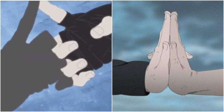 Naruto: concepto extraño de signos de mano combinados