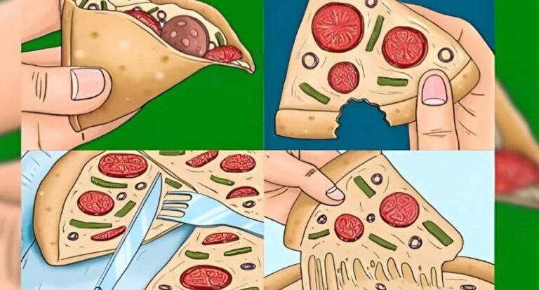 ¿Qué tipo de pizzero eres?  La forma en que lo comes dice mucho de ti.