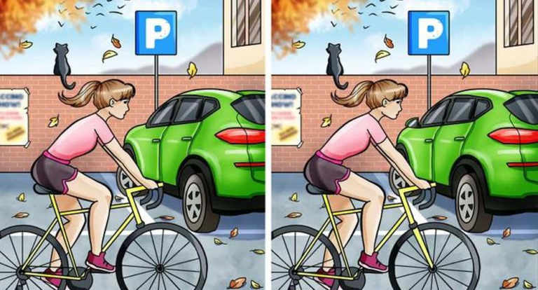 Desafía tus sentidos y descubre las 2 diferencias entre las imágenes de la bicicleta en 3 segundos