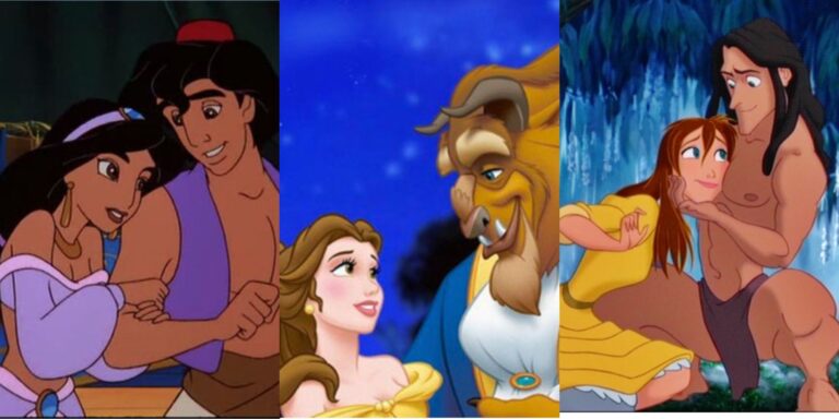 10 mejores parejas en películas de Disney