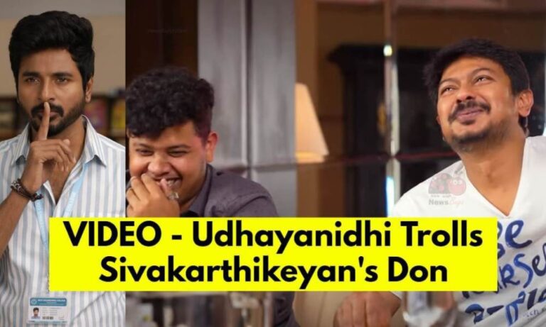 Don Movie de Udhayanidhi troleó a Sivakarthikeyan – “Enaku Sirippae Varala”
