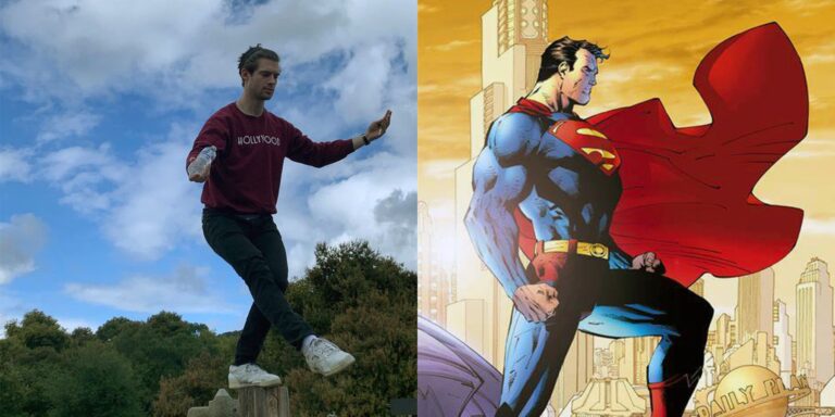 El nuevo actor de Superman, David Korenswet, luce seriamente dañado en una nueva foto