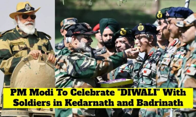 El primer ministro Narendra Modi celebrará Diwali 2022 con soldados en Kedarnath y Badrinath
