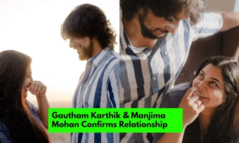 Gautham Karthik y Manjima Mohan se casarán pronto