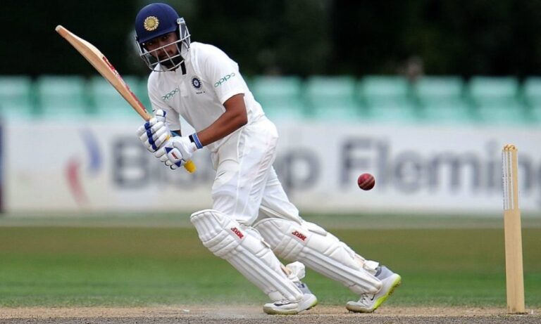 Prithvi Shaw se convierte en el segundo centurión de pruebas indio más joven después de Sachin Tendulkar