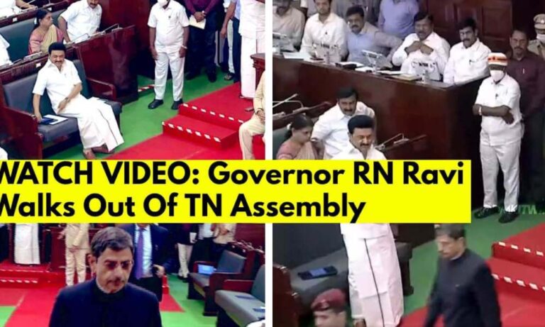 VIDEO – El gobernador RN Ravi abandona la asamblea antes de que el diputado Stalin complete sus resoluciones