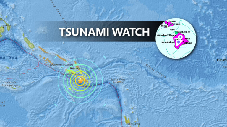 Cancelada la alerta de tsunami para Hawái (2020): terremoto de magnitud 7,8 cerca de las islas Kuriles