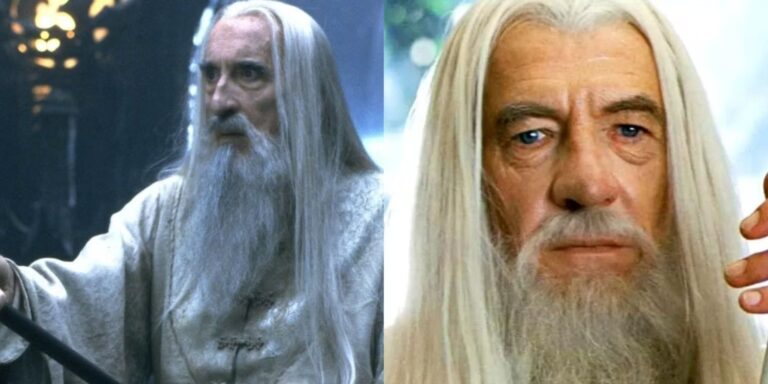 LOTR: ¿Es Saruman más poderoso que Gandalf?