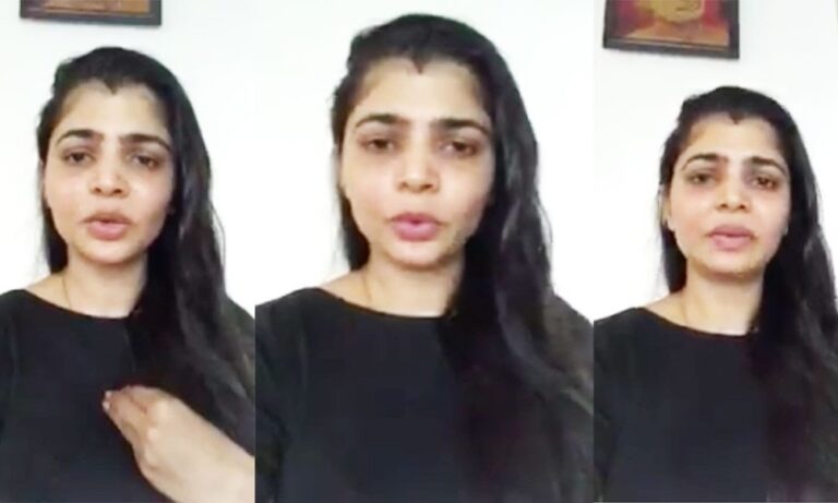 La cantante Chinmayi reacciona al mensaje engañoso en las redes sociales