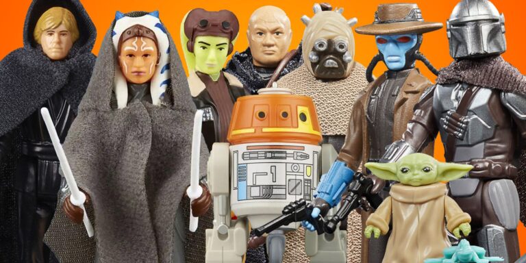 Ya puedes reservar estas impresionantes figuras de acción retro de Star Wars