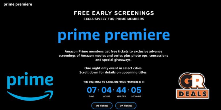 Los miembros de Amazon Prime ahora pueden obtener entradas anticipadas gratuitas para ver películas y otras películas