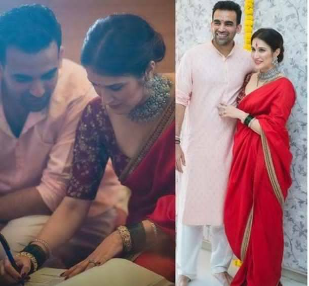 Fotos exclusivas de Zaheer Khan casándose con Sagarika Ghatge en un cóctel en Mumbai