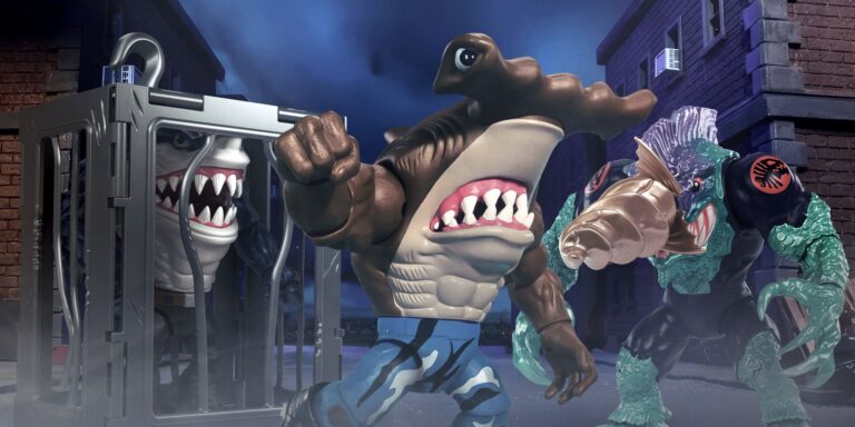 Las figuras de acción de los tiburones callejeros de Mattel muerden un pedazo de nostalgia