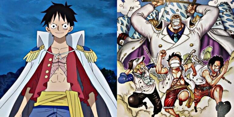 One Piece: ¿Y si Luffy fuera un marine?