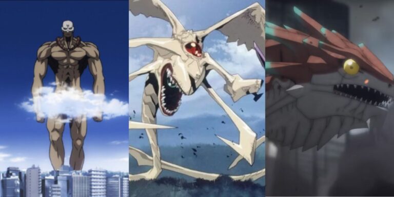 Los mejores monstruos gigantes del anime.