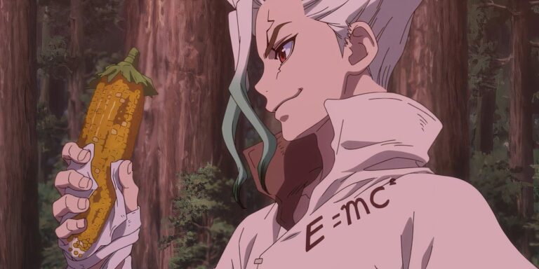 Dr. Stone Season 4 Episode 3: Corn, Hamburgers and Bullets